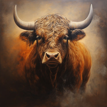 Tête De Taureau Tableau